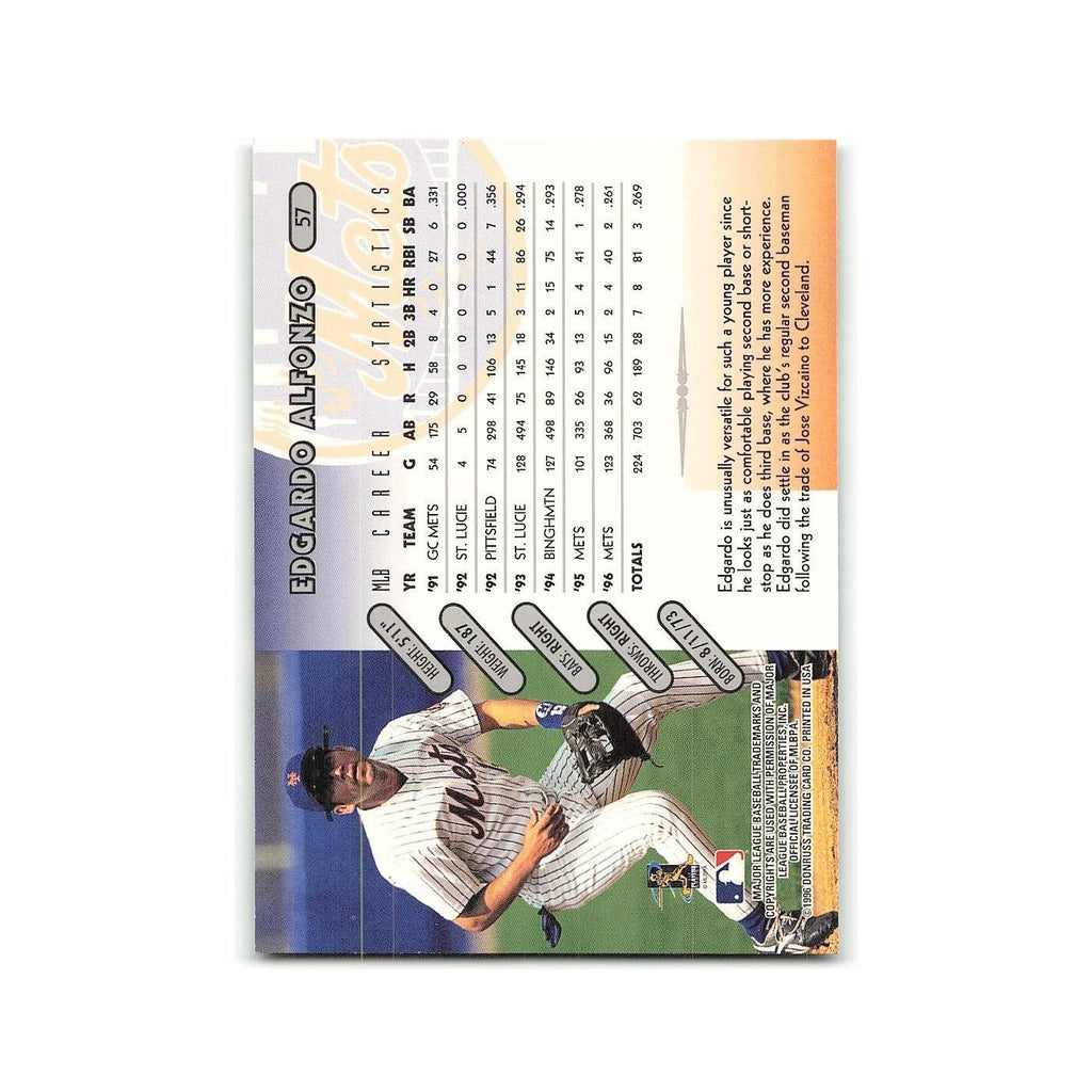 Edgardo Alfonzo 1997 Donruss #57 New York Mets Baseball Card NM