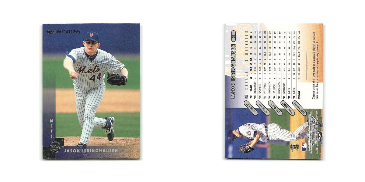Jason Isringhausen 1997 Donruss #33 New York Mets Baseball Card NM