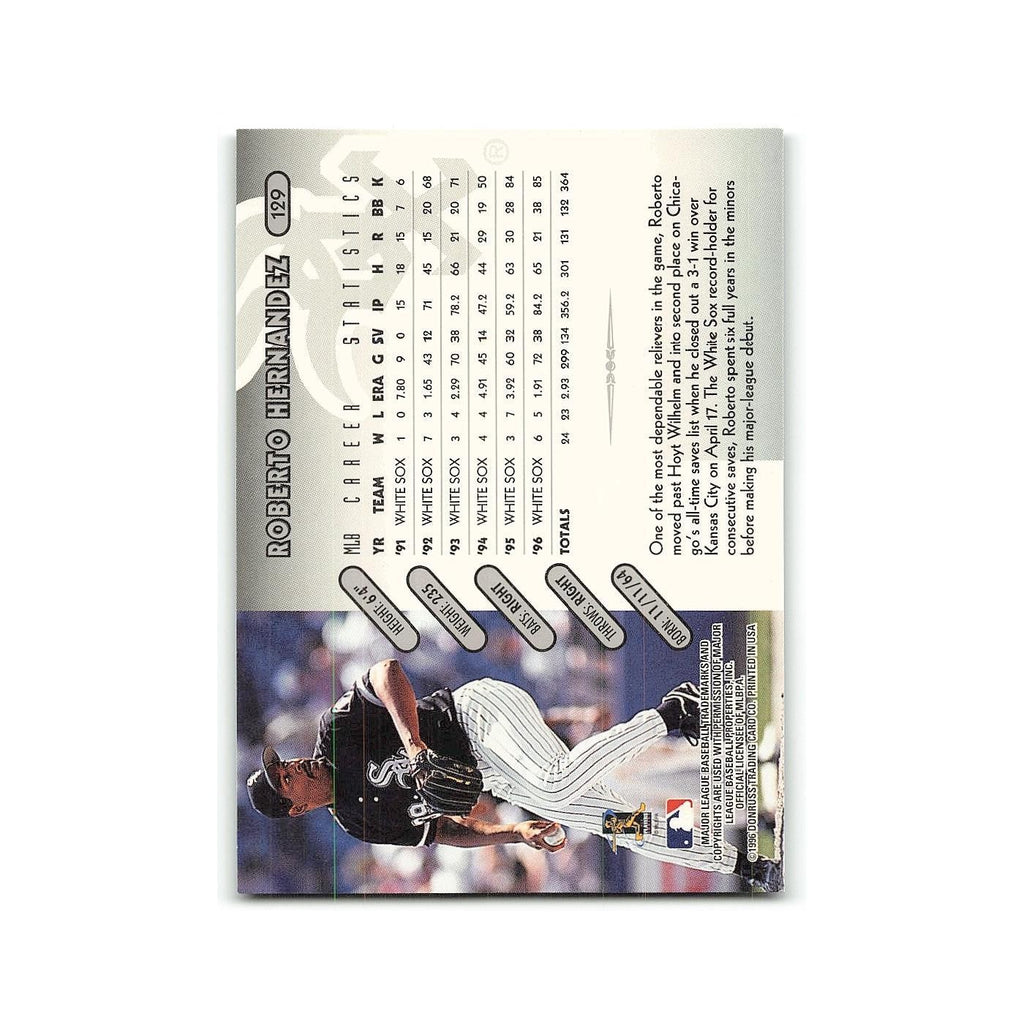 Roberto Hernandez 1997 Donruss #129 Chicago White Sox Baseball Card NM