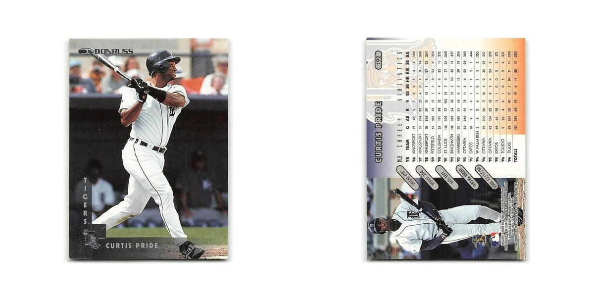 Curtis Pride 1997 Donruss #192 Detroit Tigers Baseball Card NM