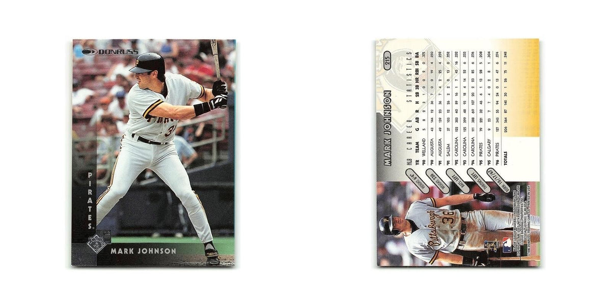 Mark Johnson 1997 Donruss #215 Pittsburgh Pirates Baseball Card NM