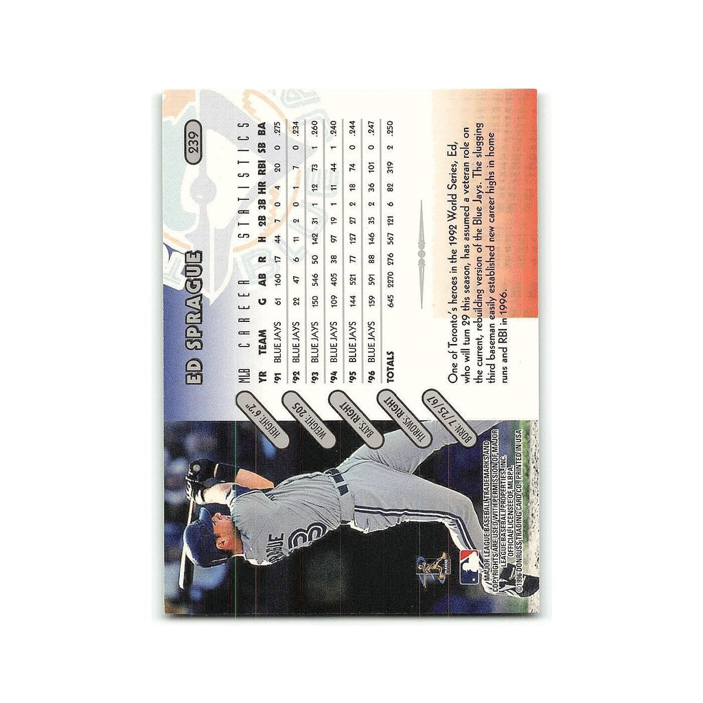 Ed Sprague 1997 Donruss #239 Toronto Blue Jays Baseball Card NM