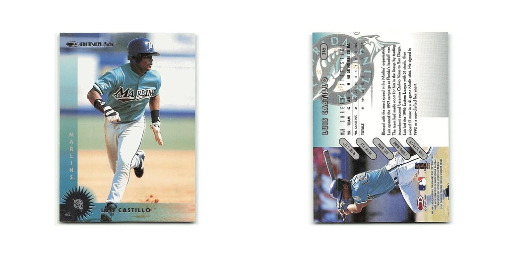 Luis Castillo 1997 Donruss #316 Florida Marlins Baseball Card NM