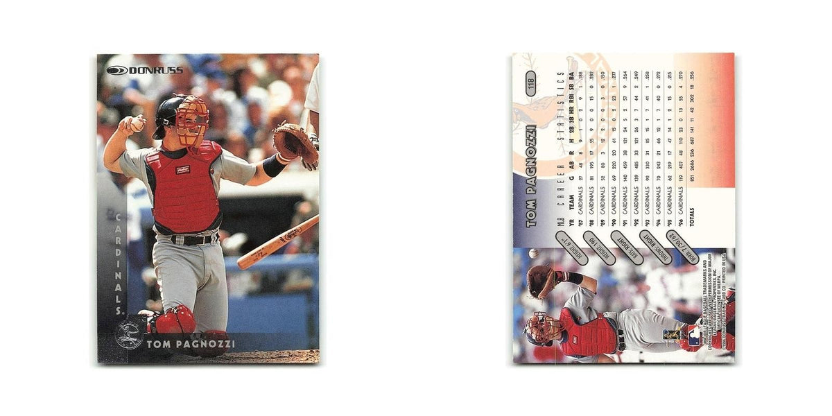 Tom Pagnozzi 1997 Donruss #118 St. Louis Cardinals Baseball Card NM