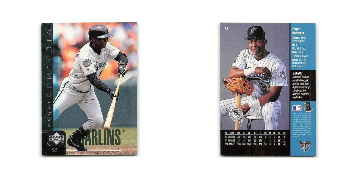 Edgar Renteria 1998 Upper Deck #93 Florida Marlins Baseball Card NM