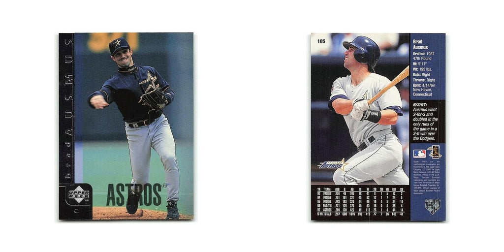 Brad Ausmus 1998 Upper Deck #105 Houston Astros Baseball Card NM