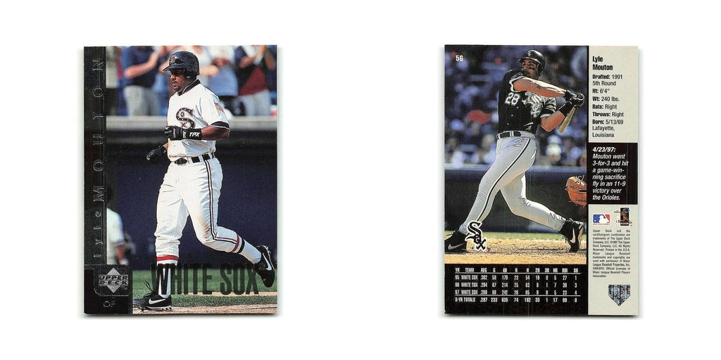 Lyle Mouton 1998 Upper Deck #56 Chicago White Sox Baseball Card NM