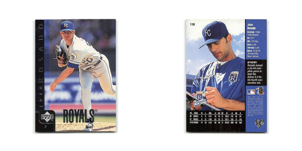 Jose Rosado 1998 Upper Deck #110 Kansas City Royals Baseball Card NM