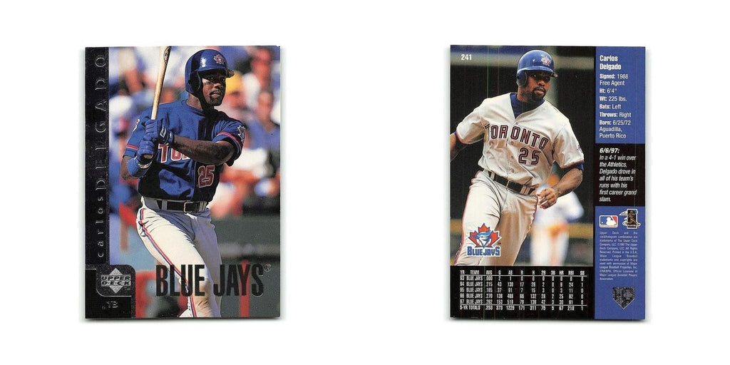 Carlos Delgado 1998 Upper Deck #241 Checklist Baseball Card NM