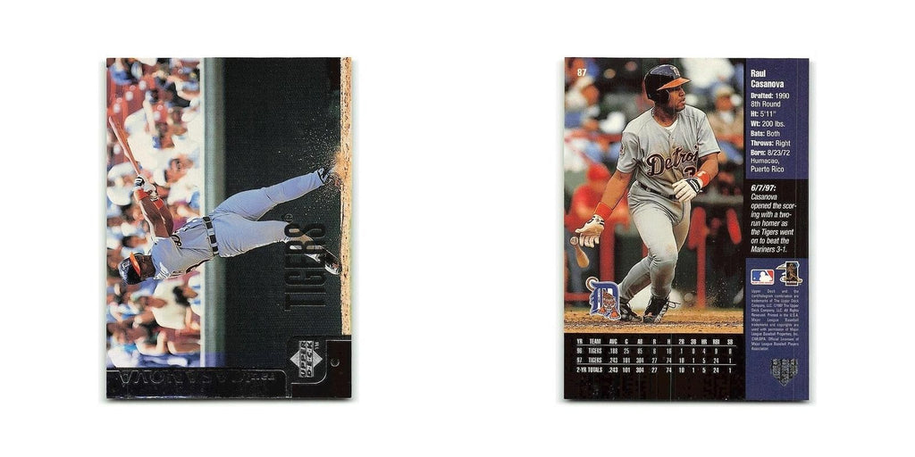 Raul Casonva 1998 Upper Deck #87 Detroit Tigers Baseball Card NM