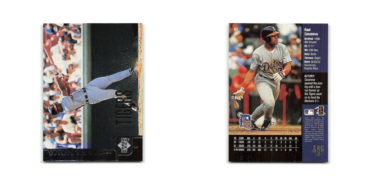 Raul Casonva 1998 Upper Deck #87 Detroit Tigers Baseball Card NM
