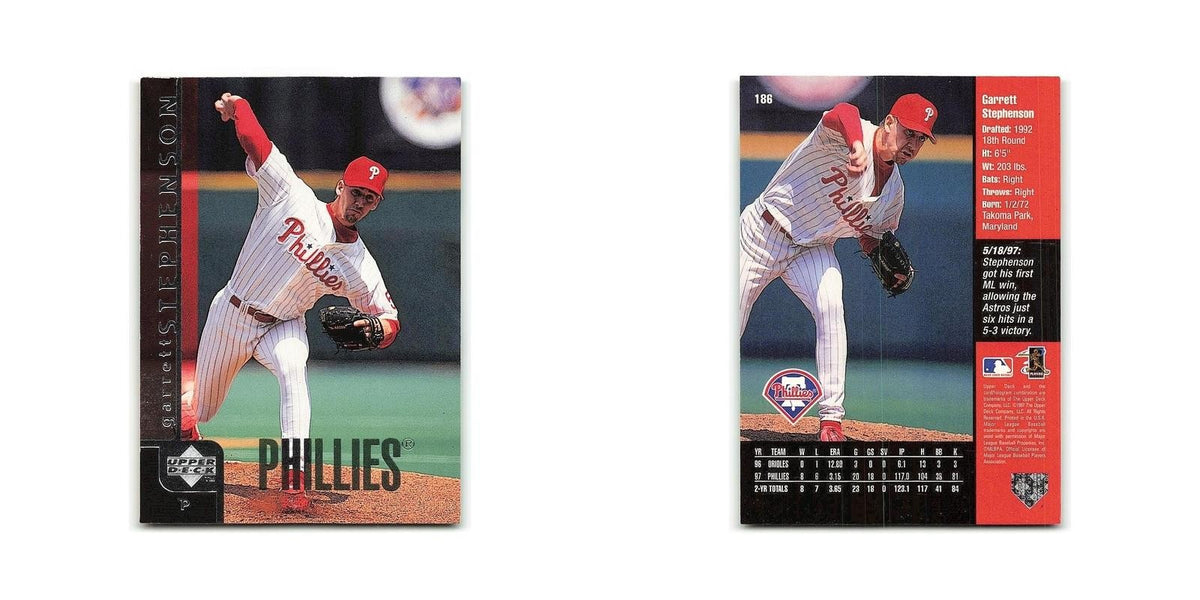 Garrett Stephenson 1998 Upper Deck #186 Philadelphia Phillies Baseball Card NM