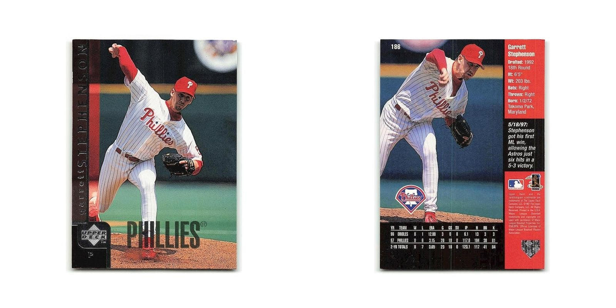 Garrett Stephenson 1998 Upper Deck #186 Philadelphia Phillies Baseball Card NM