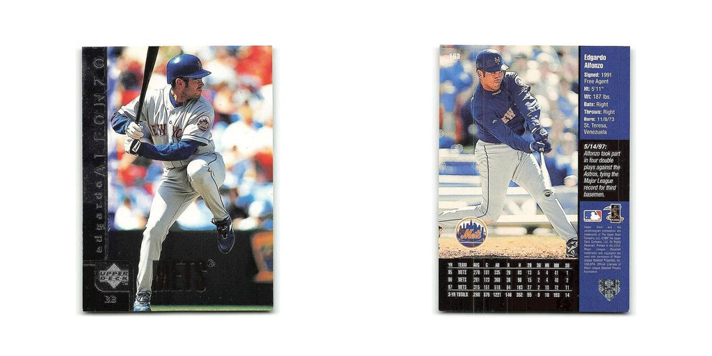 Edgardo Alfonzo 1998 Upper Deck #163 New York Mets Baseball Card NM