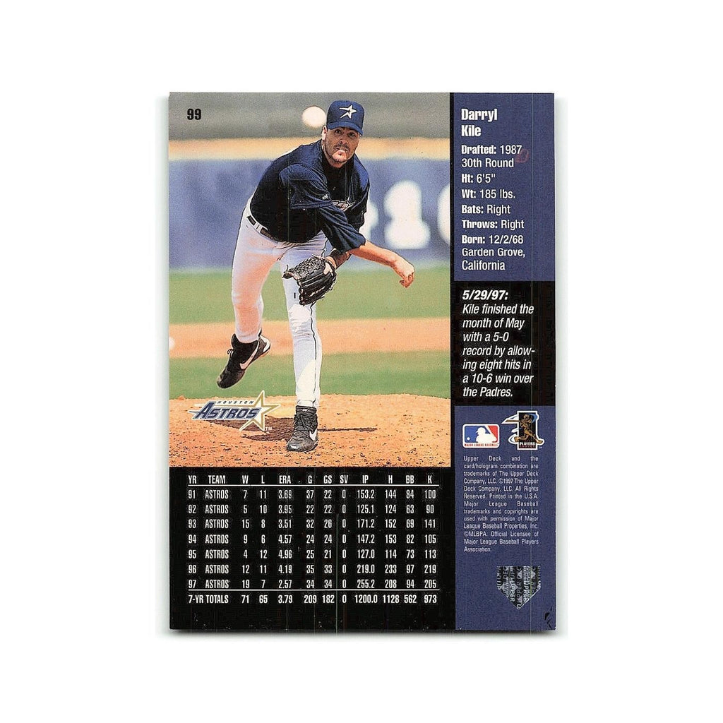 Darryl Kile 1998 Upper Deck #99 Houston Astros Baseball Card NM