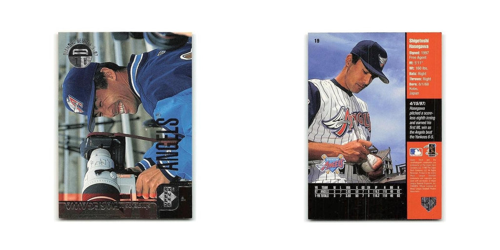 Shigetoshi Hasegawa 1998 Upper Deck #19 Anaheim Angels Baseball Card NM