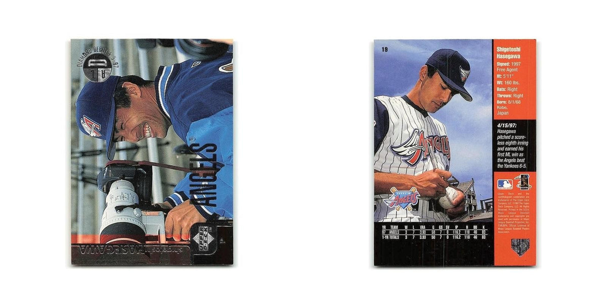 Shigetoshi Hasegawa 1998 Upper Deck #19 Anaheim Angels Baseball Card NM