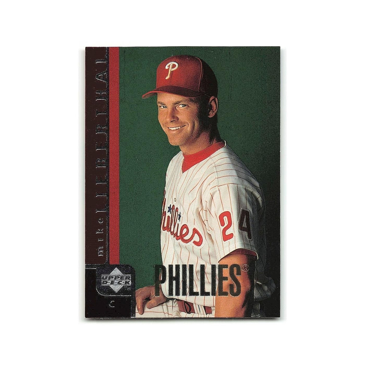 Mike Lieberthal 1998 Upper Deck #190 Philadelphia Phillies Baseball Card NM