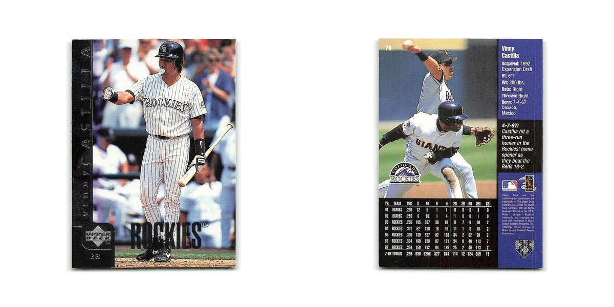 Vinny Castilla 1998 Upper Deck #79 Colorado Rockies Baseball Card NM