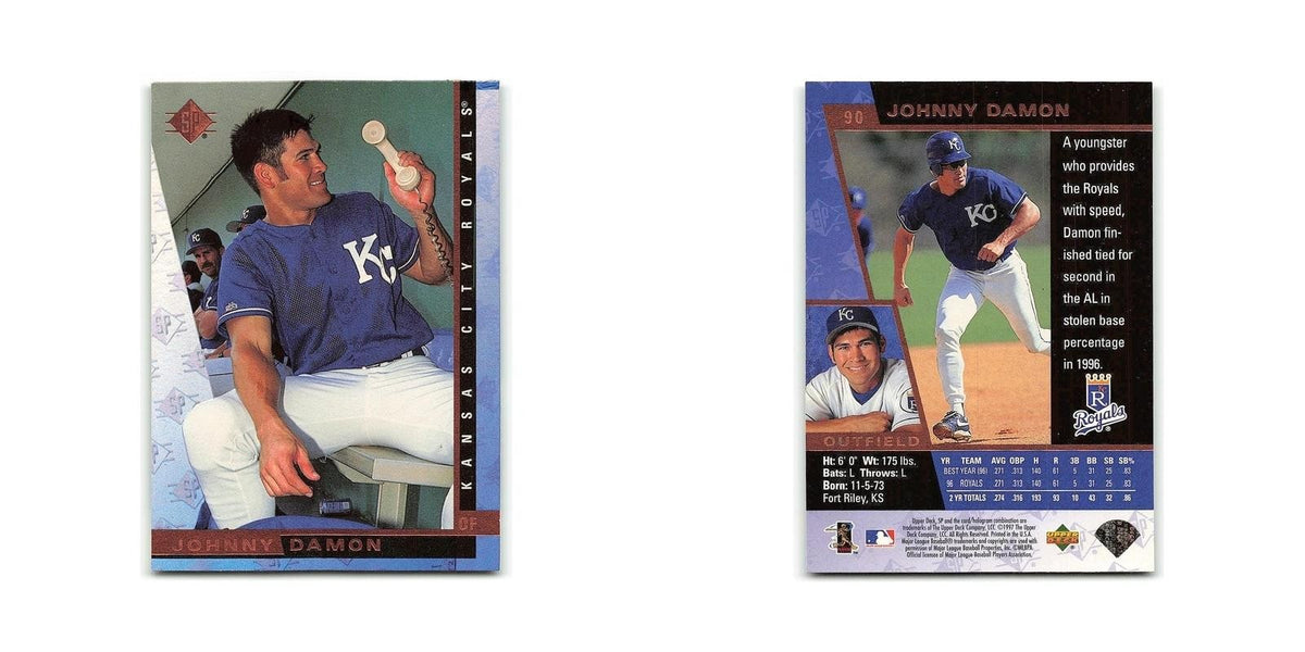 Johnny Damon 1997 SP #90 Kansas City Royals Baseball Card NM