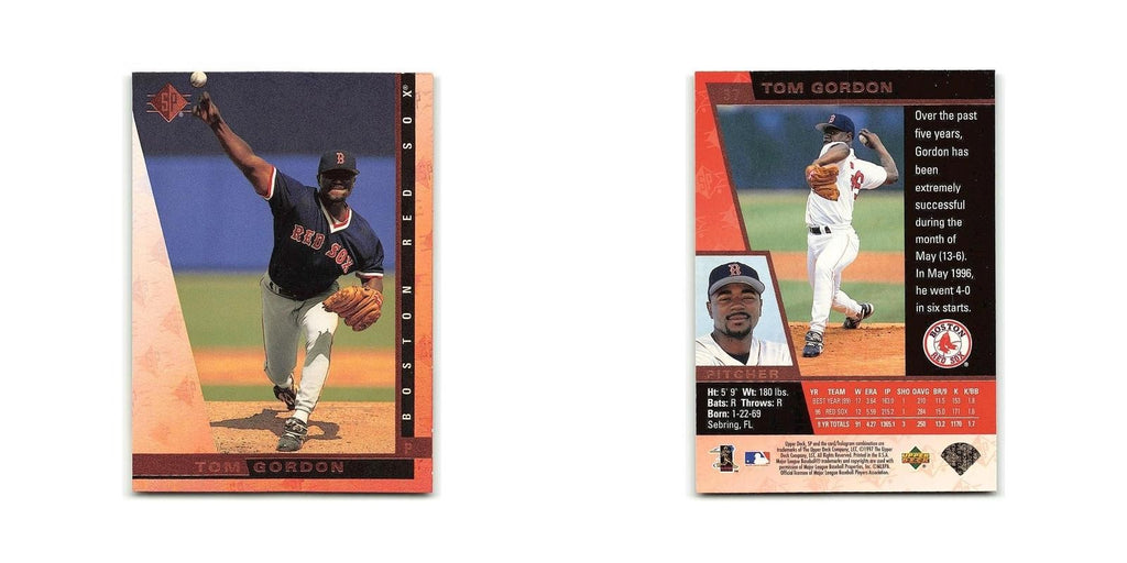 Ton Gordon 1997 SP #37 Boston Red Sox Baseball Card NM