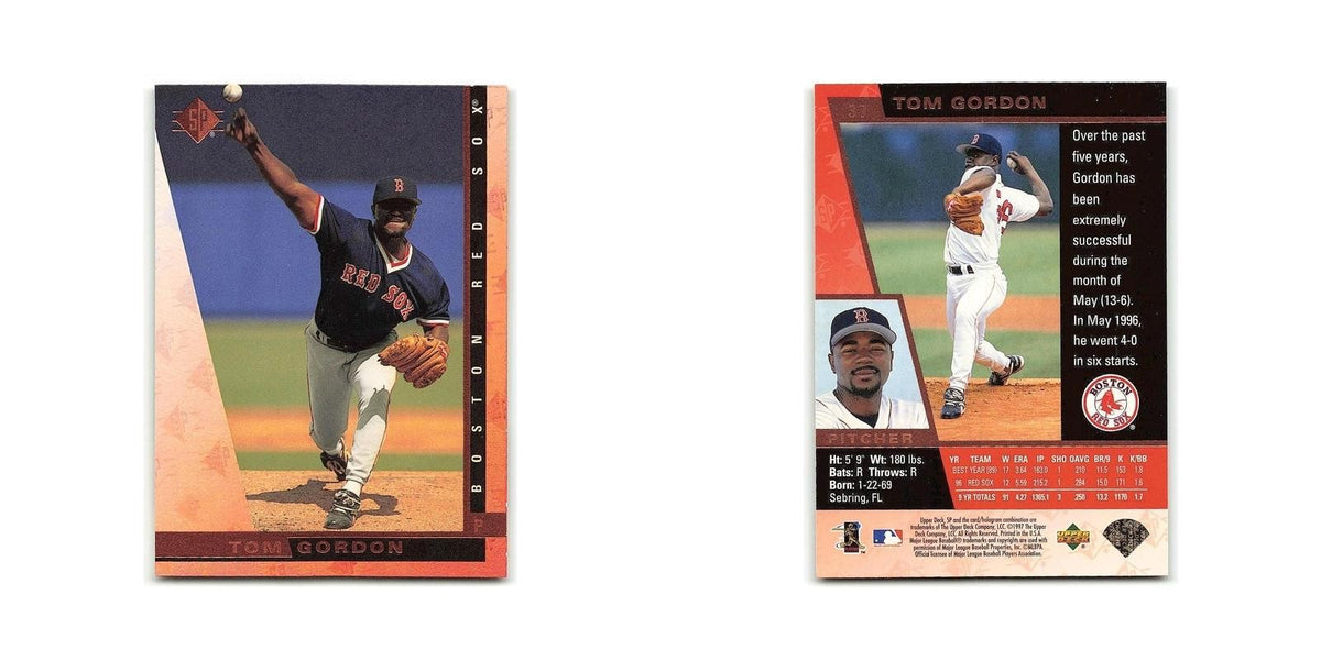 Ton Gordon 1997 SP #37 Boston Red Sox Baseball Card NM