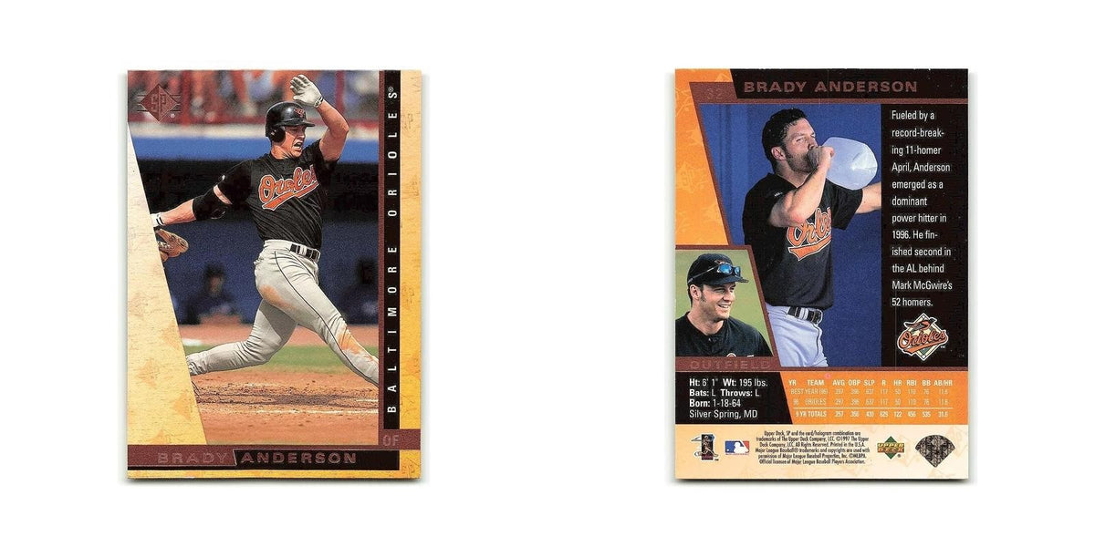 Brady Anderson 1997 SP #32 Baltimore Orioles Baseball Card NM