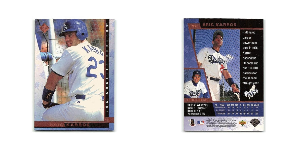 Eric Karros 1997 SP #94 Los Angeles Dodgers Baseball Card NM