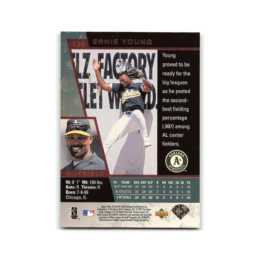 Ernie Young 1997 SP #134 Oakland Athletics Baseball Card NM