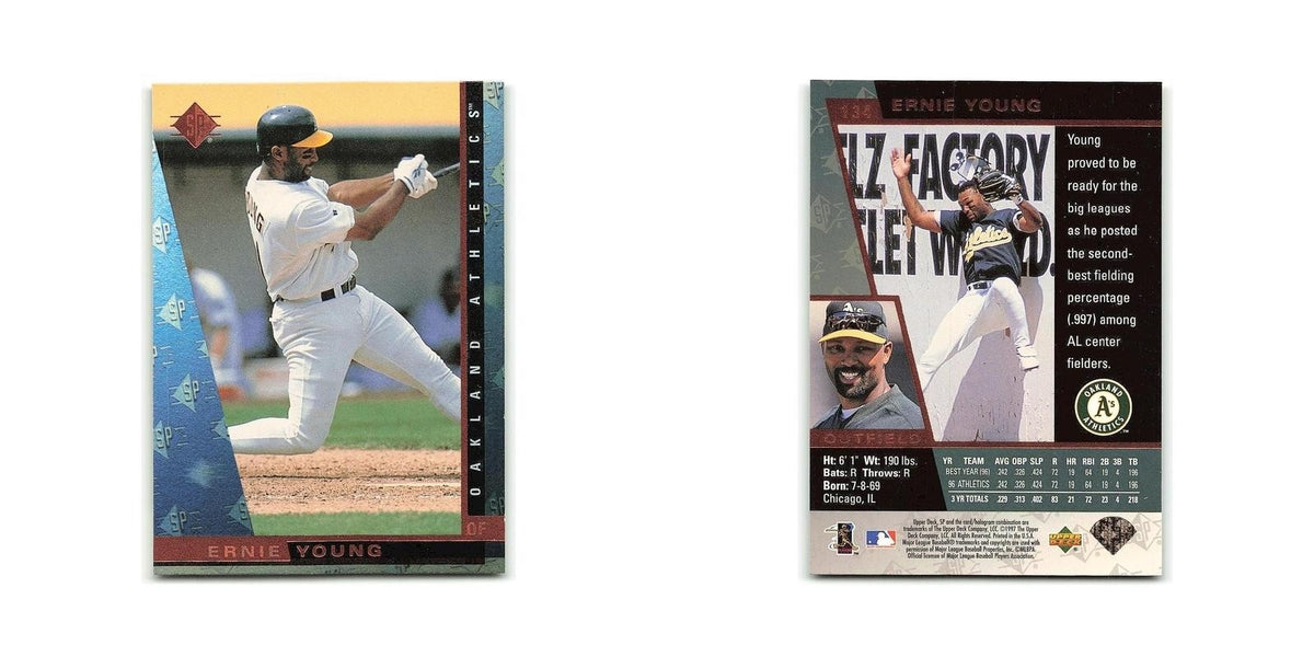 Ernie Young 1997 SP #134 Oakland Athletics Baseball Card NM