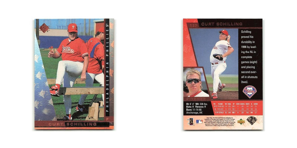 Curt Schilling 1997 SP #137 Philadelphia Phillies Baseball Card NM