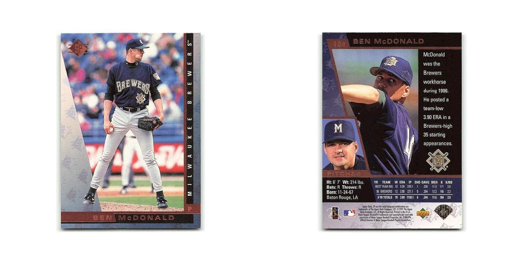 Ben McDonald 1997 SP #104 Milwaukee Brewers Baseball Card NM
