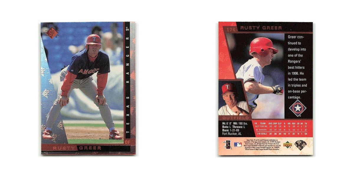 Rusty Greer 1997 SP #174 Texas Rangers Baseball Card NM