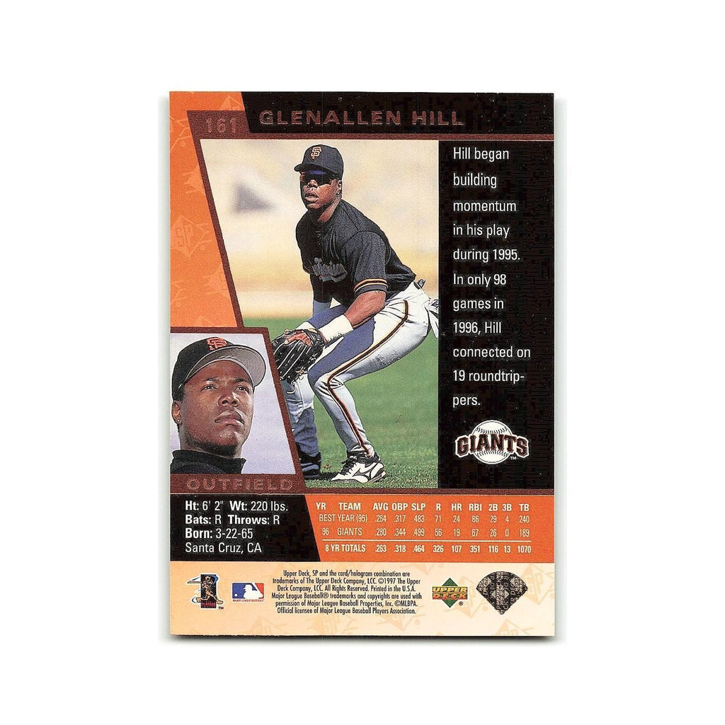 Glenallen Hill 1997 SP #161 San Francisco Giants Baseball Card NM