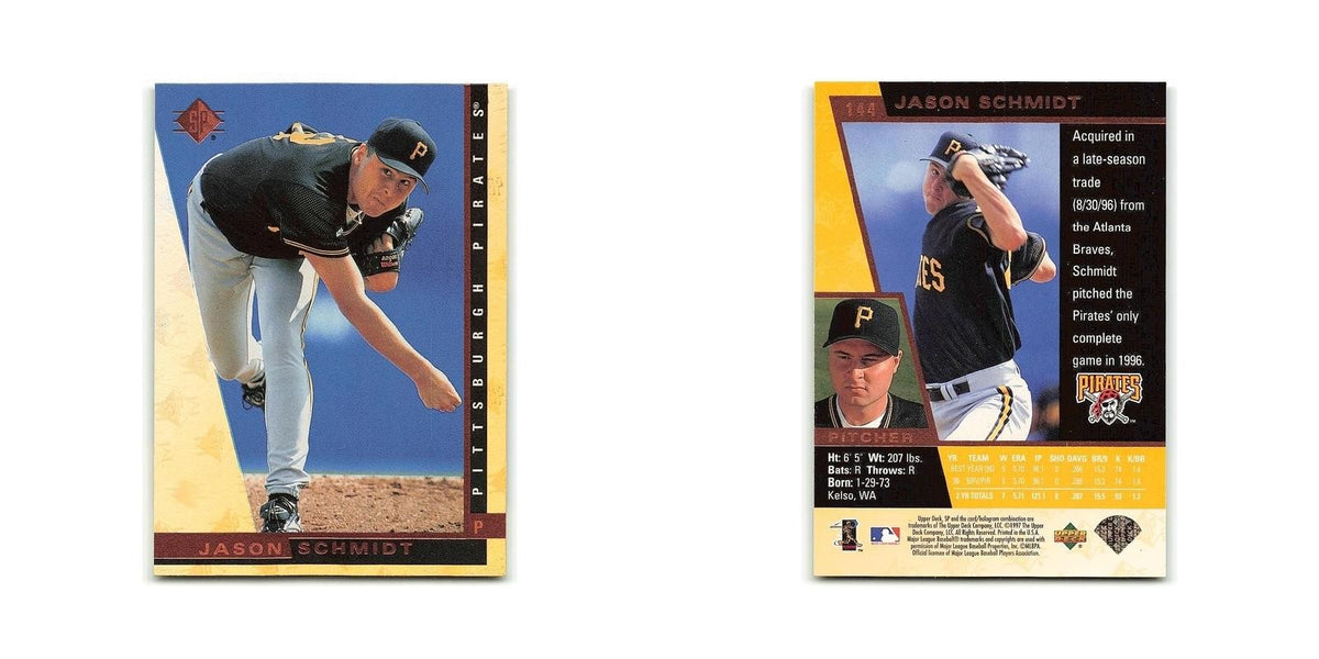 Jason Schmidt 1997 SP #144 Pittsburgh Pirates Baseball Card NM