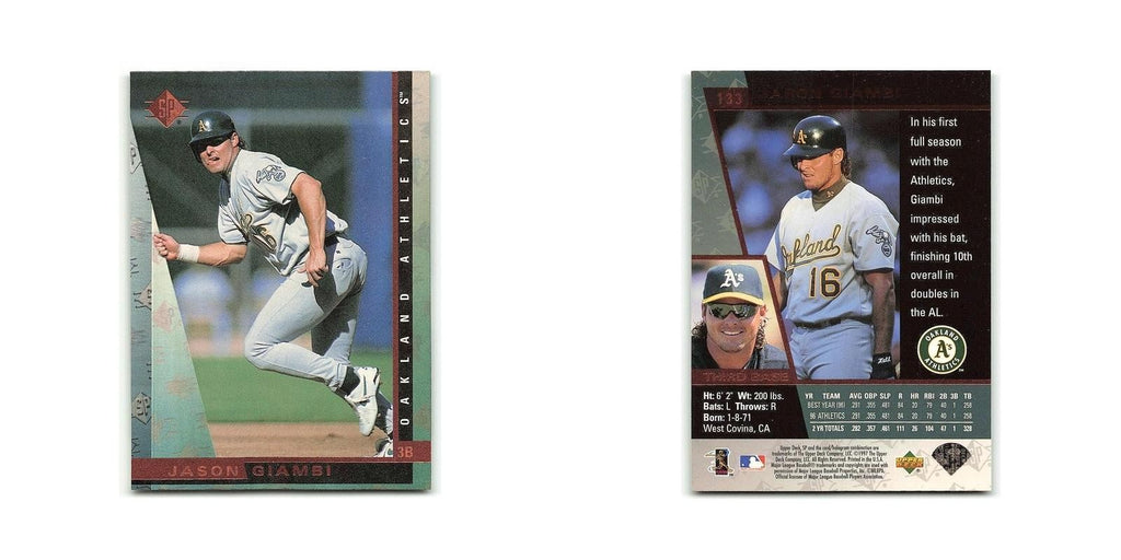 Jason Giambi 1997 SP #133 Oakland Athletics Baseball Card NM