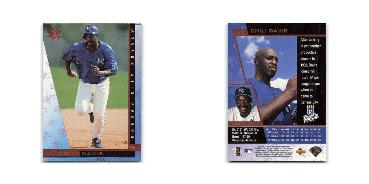 Chili Davis 1997 SP #87 Kansas City Royals Baseball Card NM