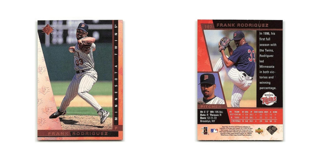 Frank Rodriguez 1997 SP #107 Minnesota Twins Baseball Card NM