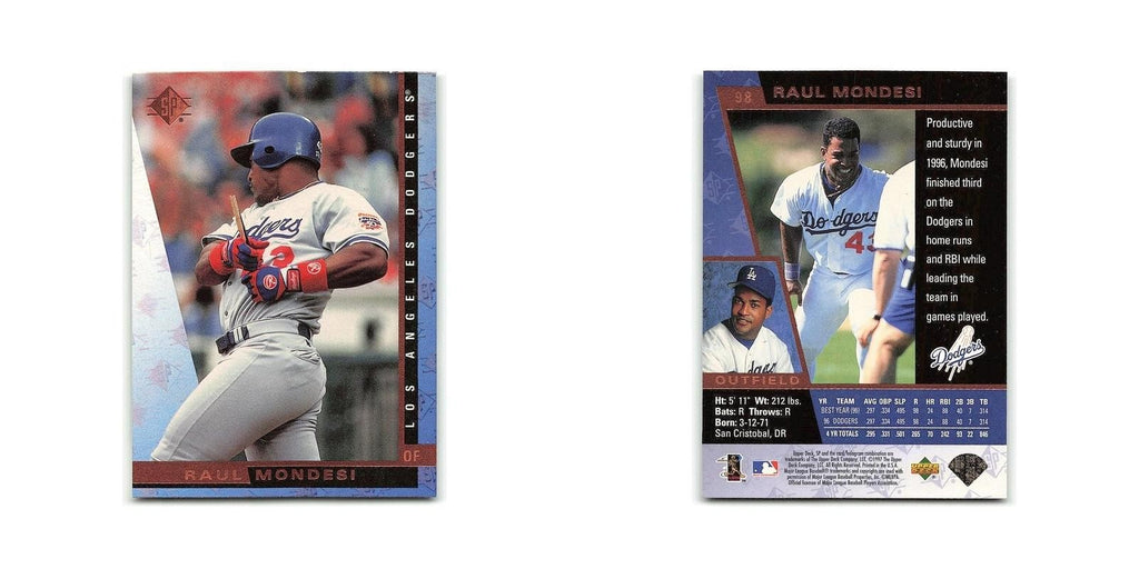 Raul Mondesi 1997 SP #98 Los Angeles Dodgers Baseball Card NM