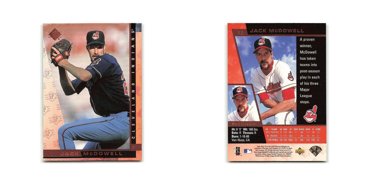 Jack McDowell 1997 SP #62 Cleveland Indians Baseball Card NM