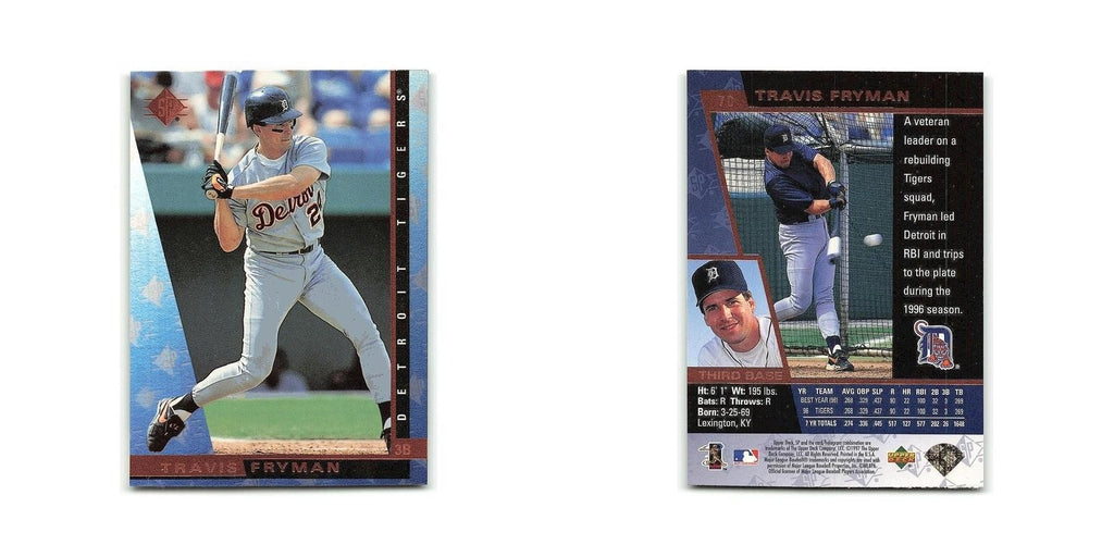 Travis Fryman 1997 SP #70 Detroit Tigers Baseball Card NM