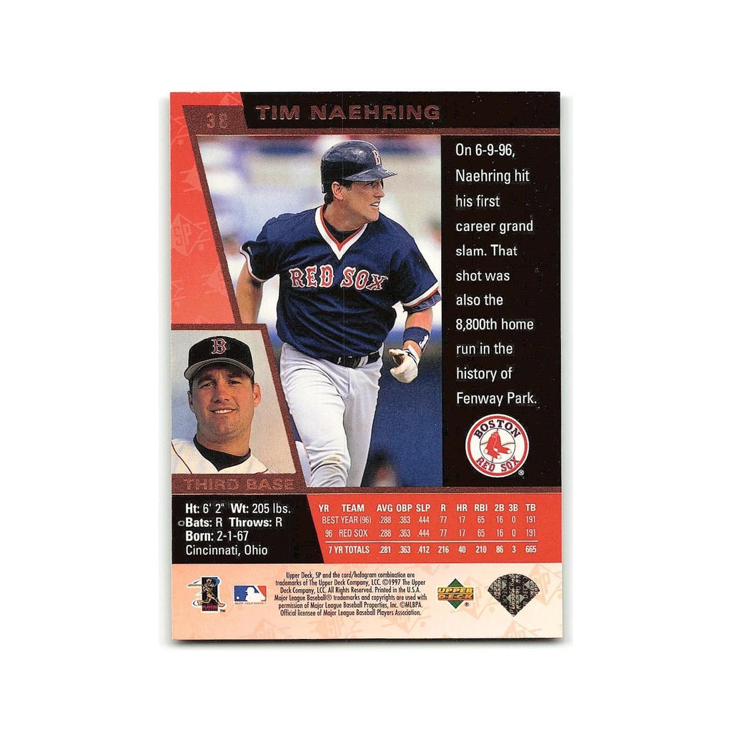 Tim Naehring 1997 SP #38 Boston Red Sox Baseball Card NM