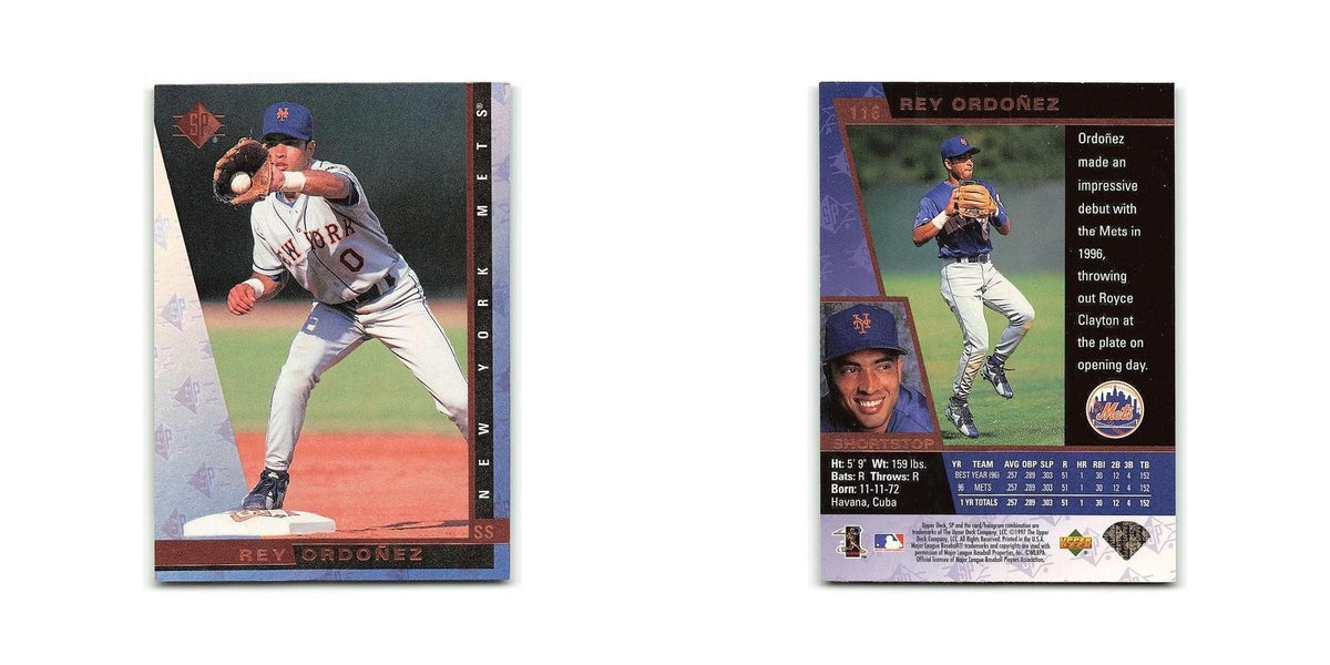 Rey Ordonez 1997 SP #118 New York Mets Baseball Card NM