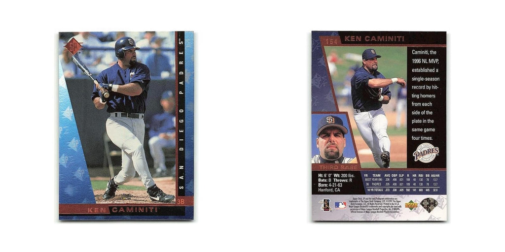 Ken Caminiti 1997 SP #154 San Diego Padres Baseball Card NM