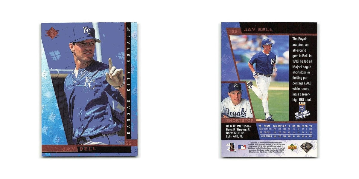 Jay Bell 1997 SP #89 Kansas City Royals Baseball Card NM
