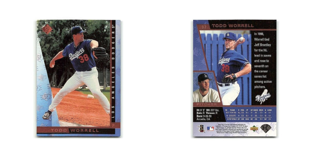 Todd Worrell 1997 SP #97 Los Angeles Dodgers Baseball Card NM