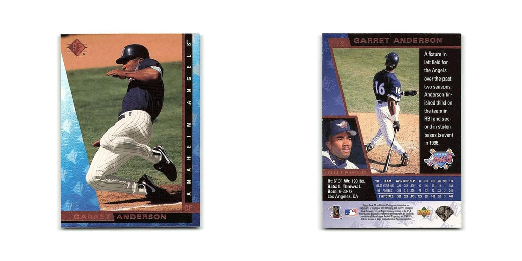 Garrett Anderson 1997 SP #18 California Angels Baseball Card NM