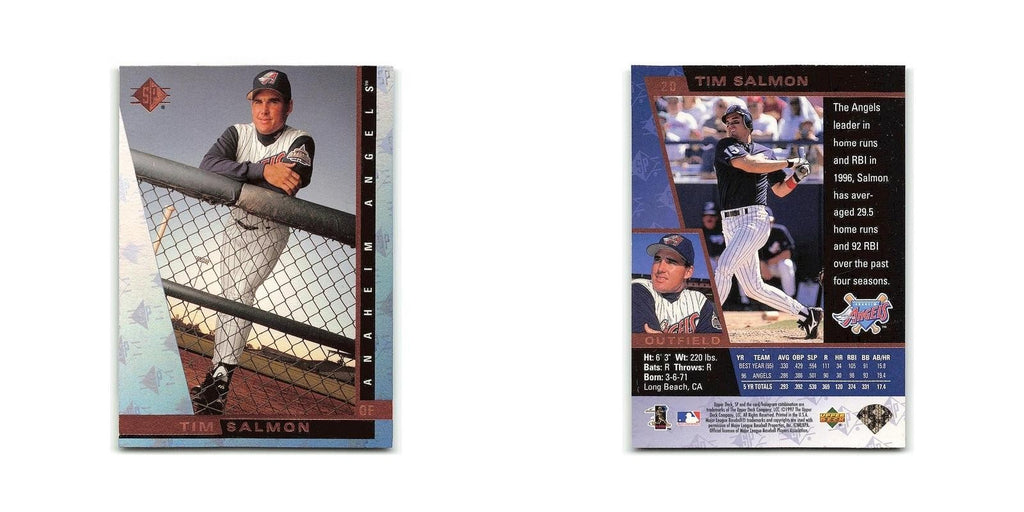 Tim Salmon 1997 SP #20 Anaheim Angels Baseball Card NM