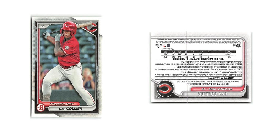 Cam Collier 2024 Bowman Prospects #BP-13 Cincinnati Reds Baseball Card NM