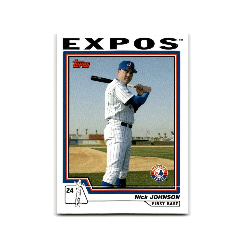Nick Johnson 2004 Topps #443 Montreal Expos Baseball Card NM